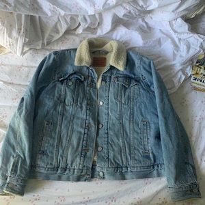 Levi Sherpa Jean Jacket